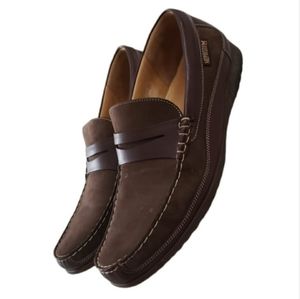Mephisto Brown Slip On Shoes
